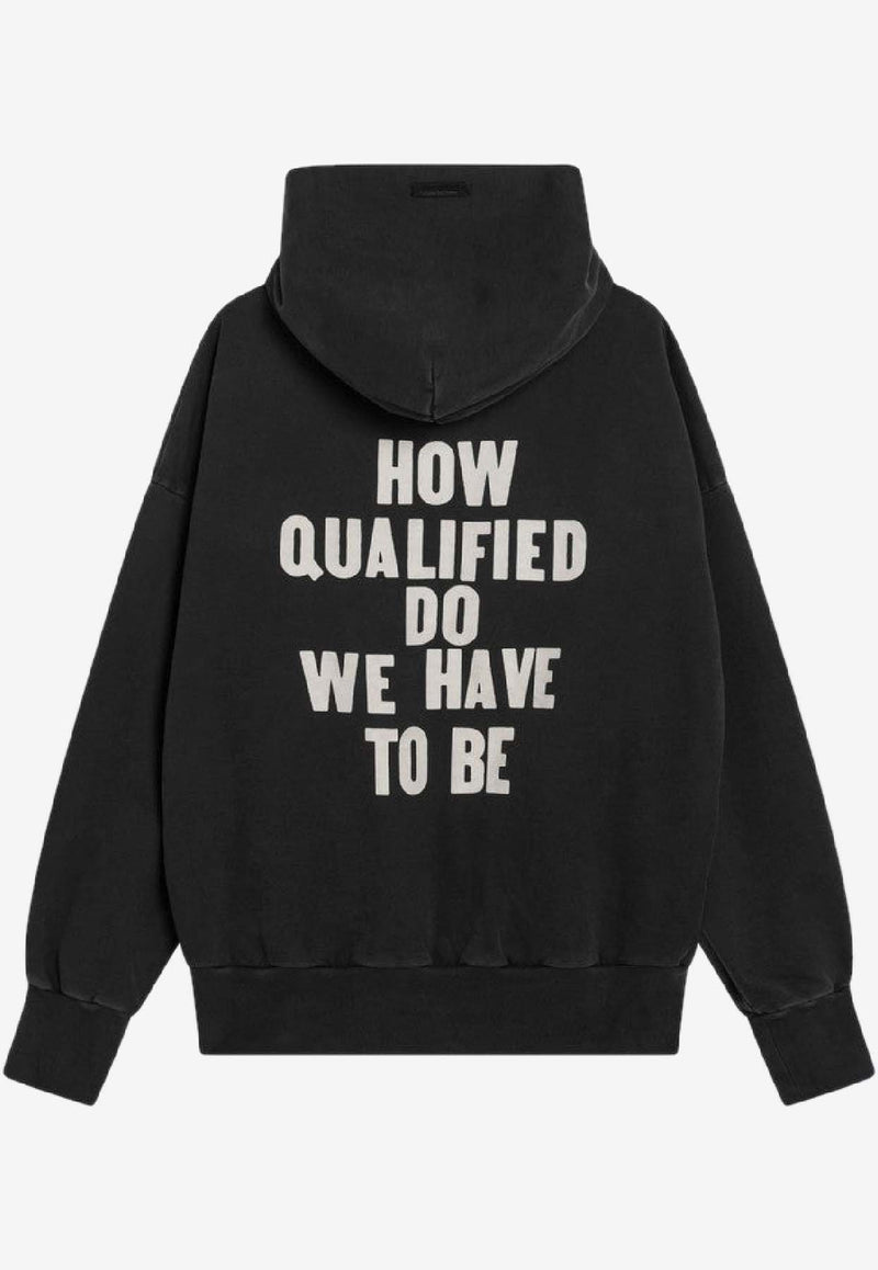 Fear Of God FU Vintage-Effect Hooded Sweatshirt Black FG25FW12-12104BHF/R_FEARG-001