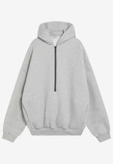 Fear Of God Hooded Half-Zip Sweatshirt Gray FG25FW12-123FLC/R_FEARG-054