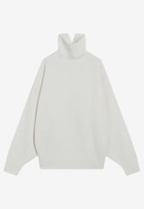 Fear Of God Turtleneck Knitted Wool Sweater White FG25FW20-209WBO/R_FEARG-051
