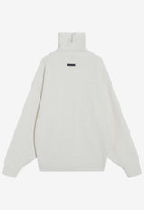 Fear Of God Turtleneck Knitted Wool Sweater White FG25FW20-209WBO/R_FEARG-051