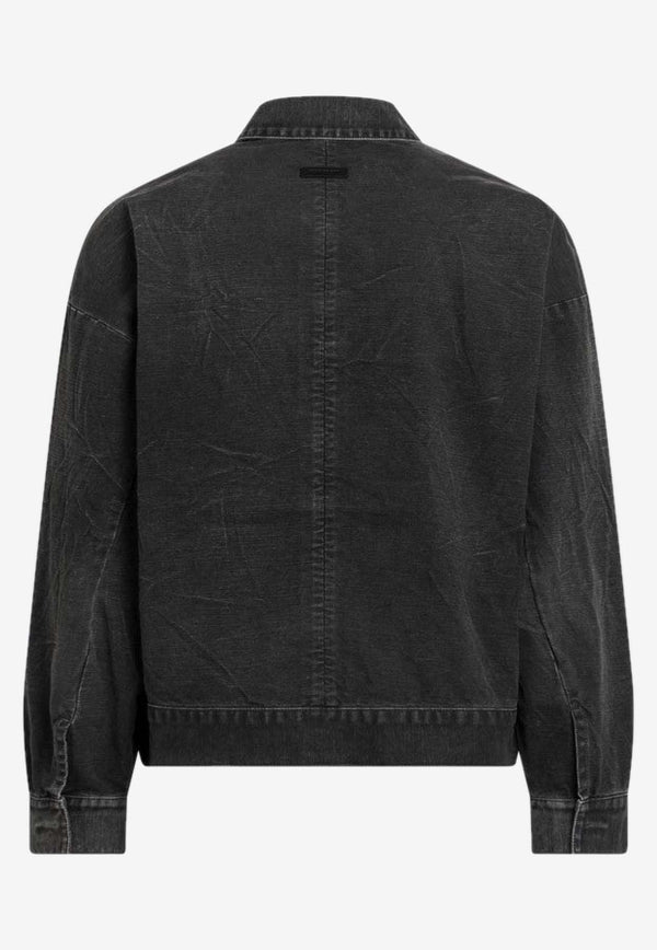 Fear Of God Faded Canvas Jacket Black FG25FW42-423CNV/R_FEARG-020