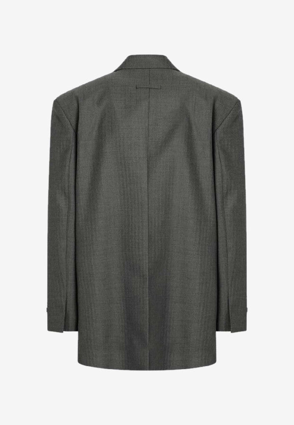 Fear Of God Single-Breasted Wool Blazer Gray FG25FW62-620HWH/R_FEARG-098