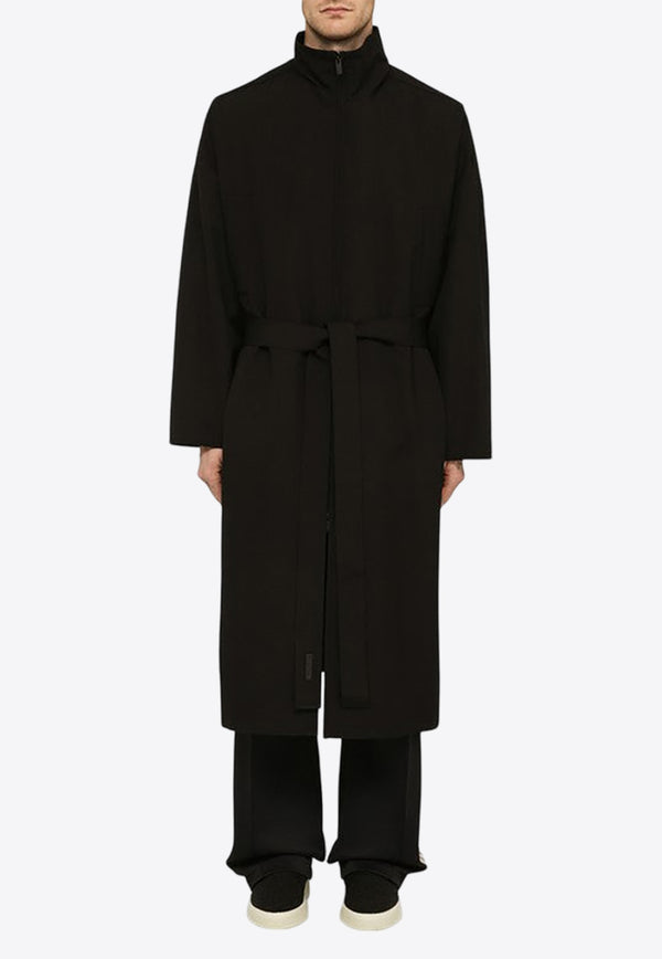 Fear Of God High-Neck Wool Trench Coat Black FG830-042WCR/O_FEARG-001
