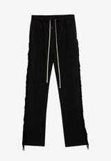 Fear Of God Fringed Track Pants Black FG840-021KNT/O_FEARG-001