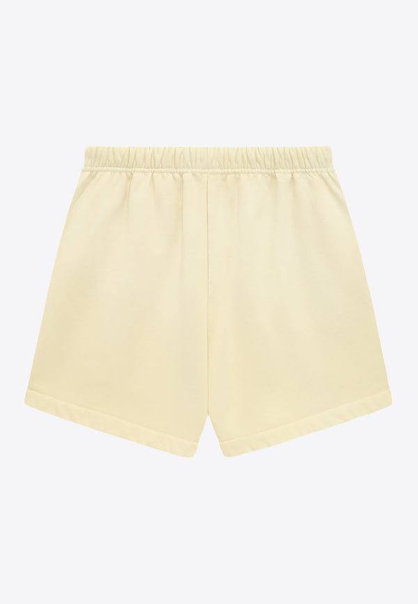 Fear Of God Logo Label Vintage Track Shorts Cream FG840-051FLCCREAM