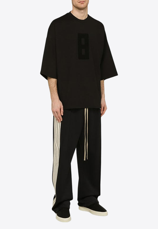 Fear Of God 8 Milano Embroidery Oversized T-shirt Black FG850-2052VIS/O_FEARG-001