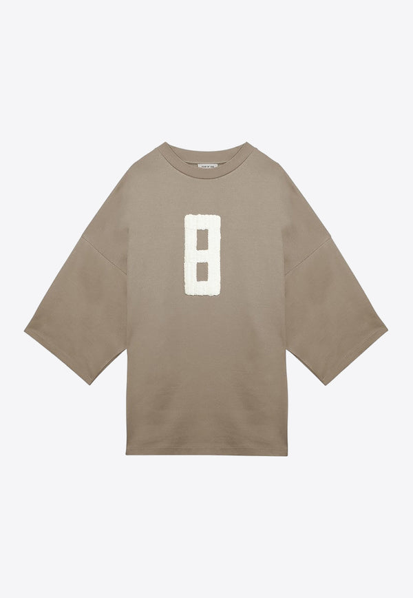 Fear Of God 8 Milano Embroidery Oversized T-shirt Beige FG850-2052VIS/O_FEARG-260