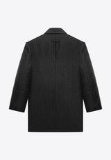 Fear Of God Double-Breasted Wool-Blend Jacquard Blazer Black FG860-3951JACBLACK