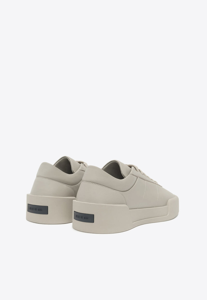 Fear Of God Aerobic Low-Top Leather Sneakers Taupe FG880-101FLTTAUPE