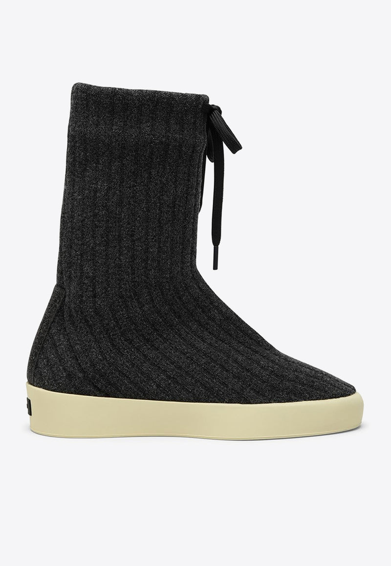 Fear Of God Moc Knit High-Top Sneakers Gray FG882-141WOO/O_FEARG-071