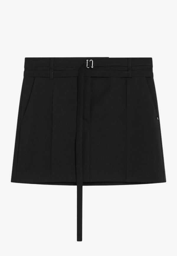 Sportmax Fify Mini Wool Skirt Black FIFYCO/R_SPORM-003