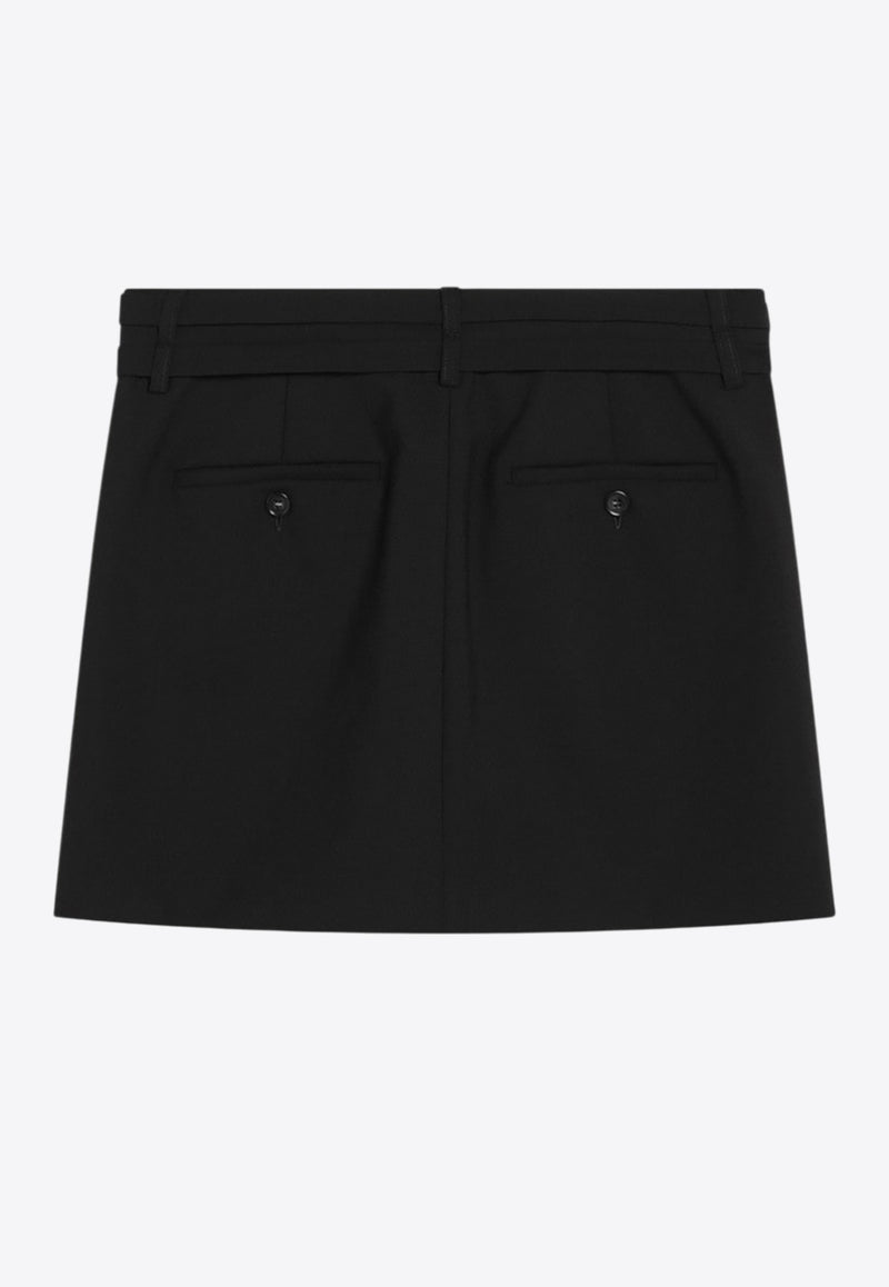 Sportmax Fify Mini Wool Skirt Black FIFYCO/R_SPORM-003