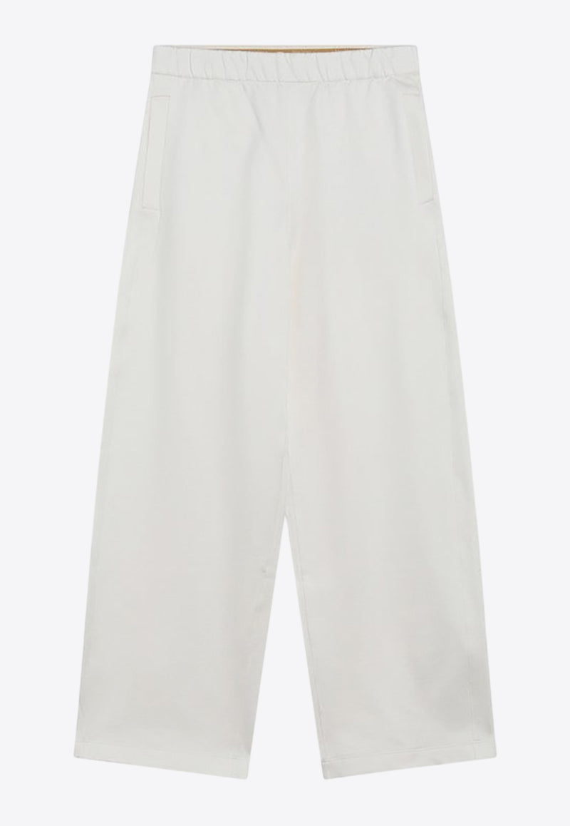 Max Mara Filovia Silk-Blend Pants White FILOVIACO/R_MAXM-001