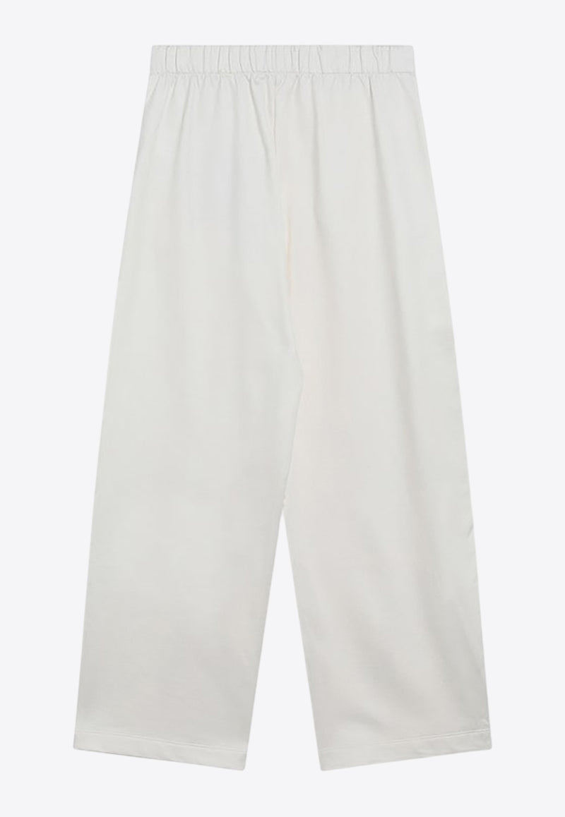 Max Mara Filovia Silk-Blend Pants White FILOVIACO/R_MAXM-001