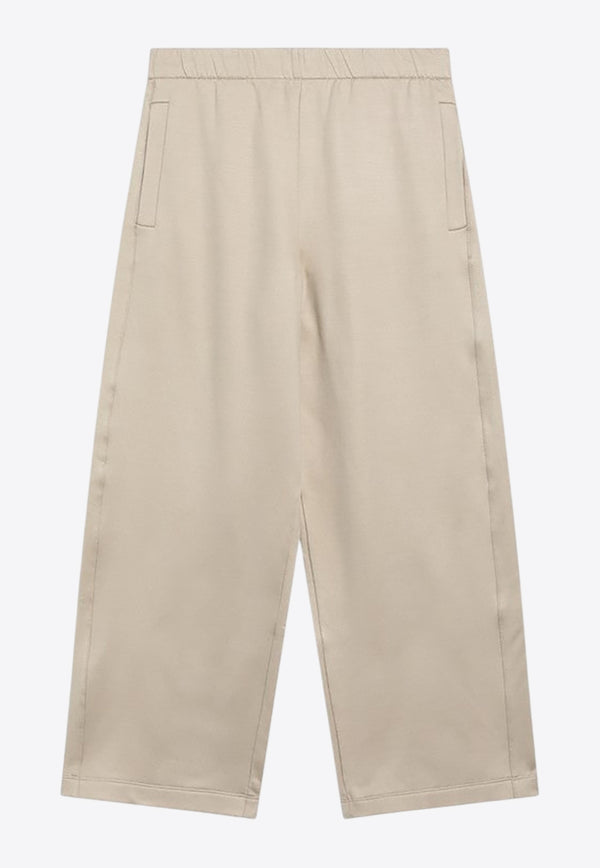 Max Mara Filovia Silk-Blend Pants Beige FILOVIACO/R_MAXM-003