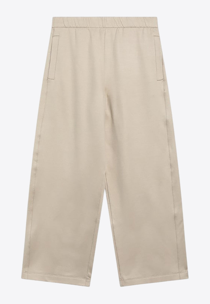Max Mara Filovia Silk-Blend Pants Beige FILOVIACO/R_MAXM-003