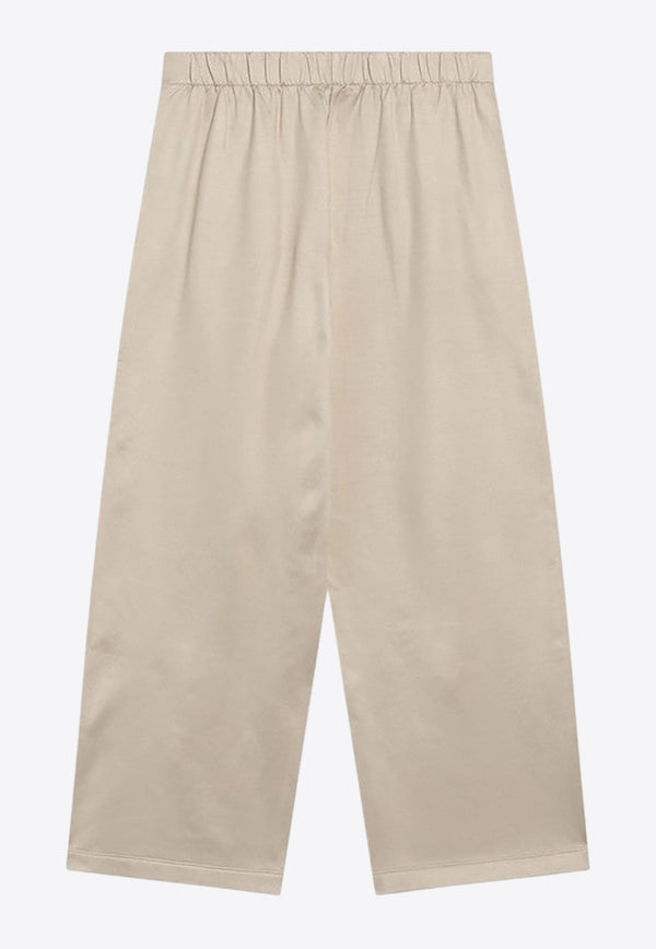 Max Mara Filovia Silk-Blend Pants Beige FILOVIACO/R_MAXM-003