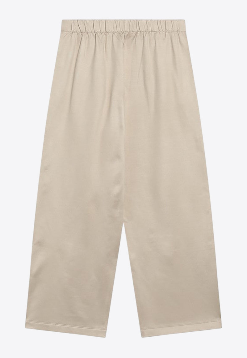 Max Mara Filovia Silk-Blend Pants Beige FILOVIACO/R_MAXM-003