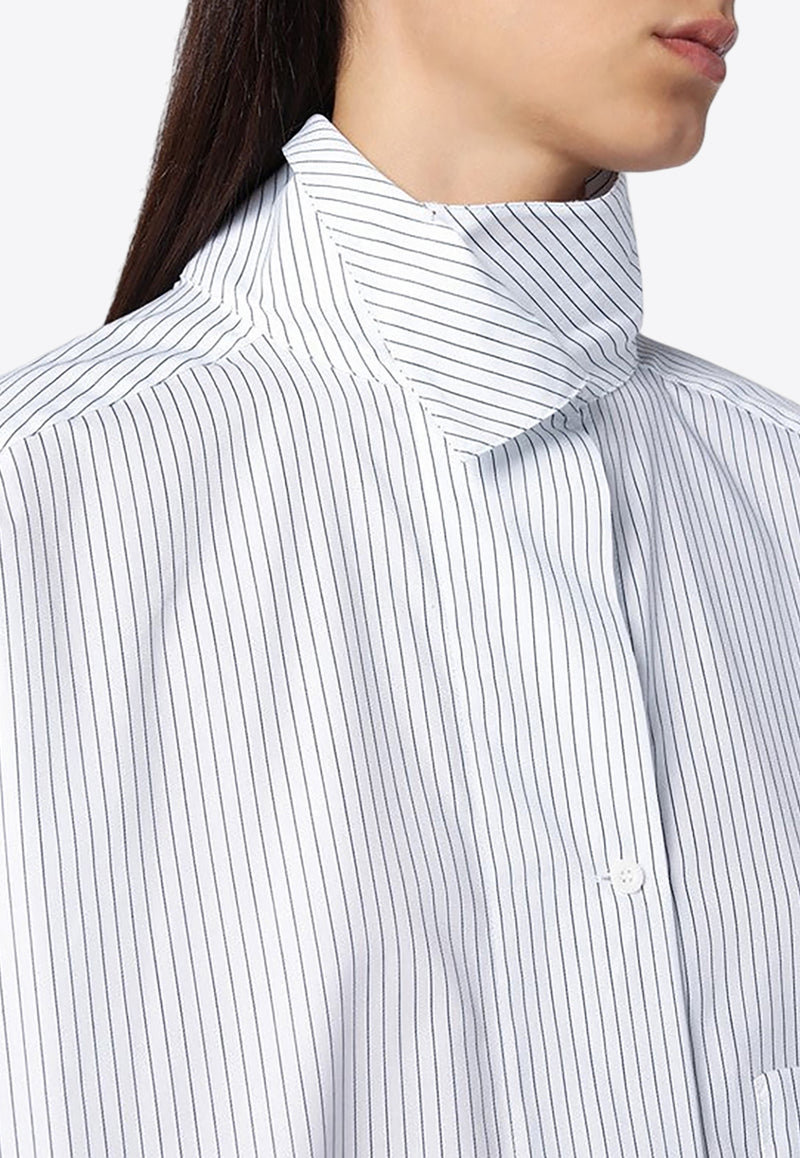 Margaux Lonnberg Finlay Oversized Striped Shirt Light Blue FINLAYCO/P_LON-BS