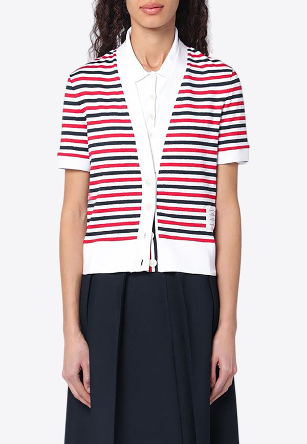 Thom Browne Striped Buttoned Cardigan Multicolor FJT385AJ0200/Q_THOMB-960