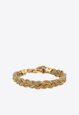 Emanuele Bicocchi Gold Braided Chain Bracelet FKB06GMET/1