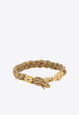 Emanuele Bicocchi Gold Braided Chain Bracelet FKB06GMET/1