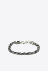 Emanuele Bicocchi Braided Silver Bracelet Silver FKCB2GMET/1_EMANU-SLV