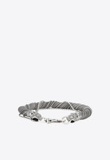 Emanuele Bicocchi Silver Torsion Bracelet  FKGB2MET/1