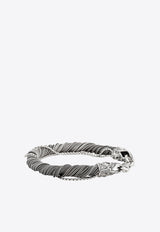 Emanuele Bicocchi Silver Torsion Bracelet  FKGB2MET/1