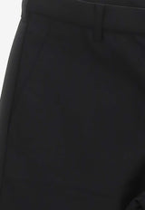 Comme Des Garçons Shirt Straight-Leg Wool Pants Black FLP009_000_BLACK