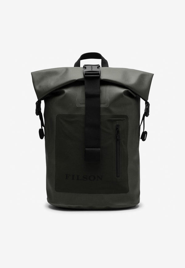 Filson Roll-Top Dry Nylon Backpack Dark Green FMBAG0009W0173/1