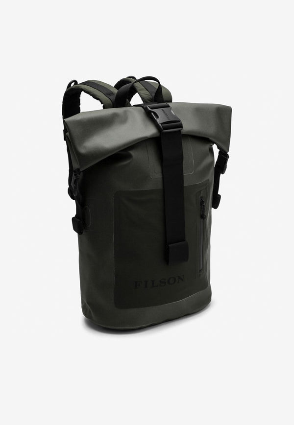 Filson Roll-Top Dry Nylon Backpack Dark Green FMBAG0009W0173/1