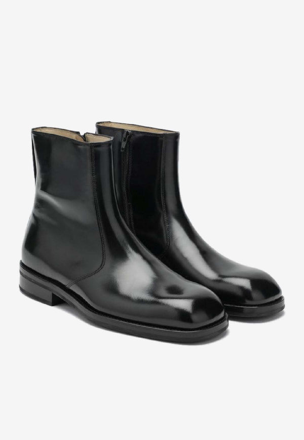 Lemaire Leather Ankle Boots  Black FO0236LL0157/R_LEMAI-BK999