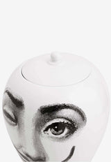 Fornasetti La femme Aux Moustaches Vase White FOR-10535