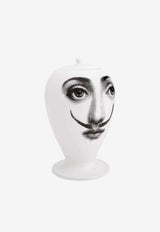 Fornasetti La femme Aux Moustaches Vase White FOR-10535