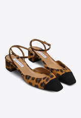 Aquazzura French Flirt 35 Leopard Print Pumps Brown FRLMIDP0ASG/P_AQUA-C80