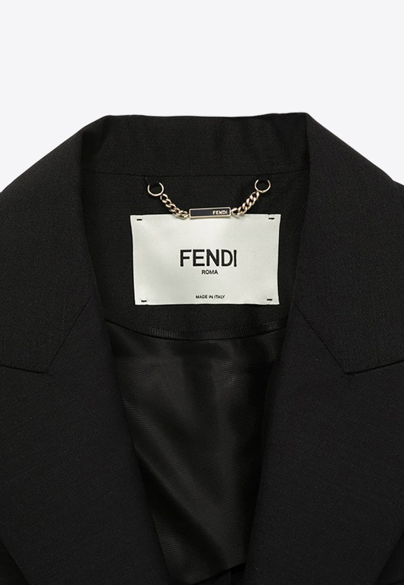Fendi Single-Breasted Wool-Blend Waistcoat FT5990S9A/O_FENDI-F0GME