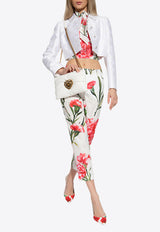 Dolce & Gabbana Floral Print Slim Pants Multicolor FTAGNT FSEHT HA3VL