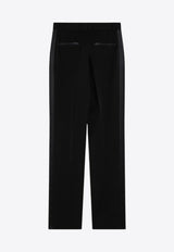 Dolce & Gabbana High-Waist Wool Tuxedo Pants Black FTAM0TFU21E/P_DOLCE-N0000