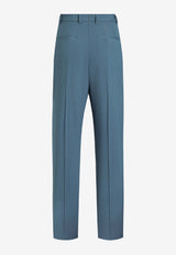 Dolce & Gabbana Wool Tailored Pants Blue FTAM2T GDDPS B0904