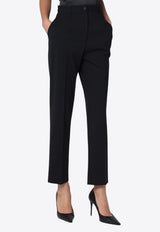 Dolce & Gabbana Virgin Wool High-Rise Tailored Pants Black FTAM2TFUBEI/P_DOLCE-N0000