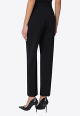 Dolce & Gabbana Virgin Wool High-Rise Tailored Pants Black FTAM2TFUBEI/P_DOLCE-N0000