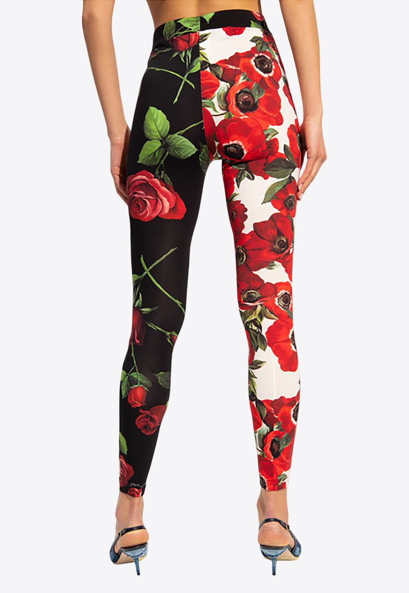 Dolce & Gabbana Floral Print Leggings Multicolor FTB1IT GDX81 S9000