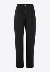 Dolce & Gabbana Washed Straight-Leg Jeans Black FTB4KD G901J S9001