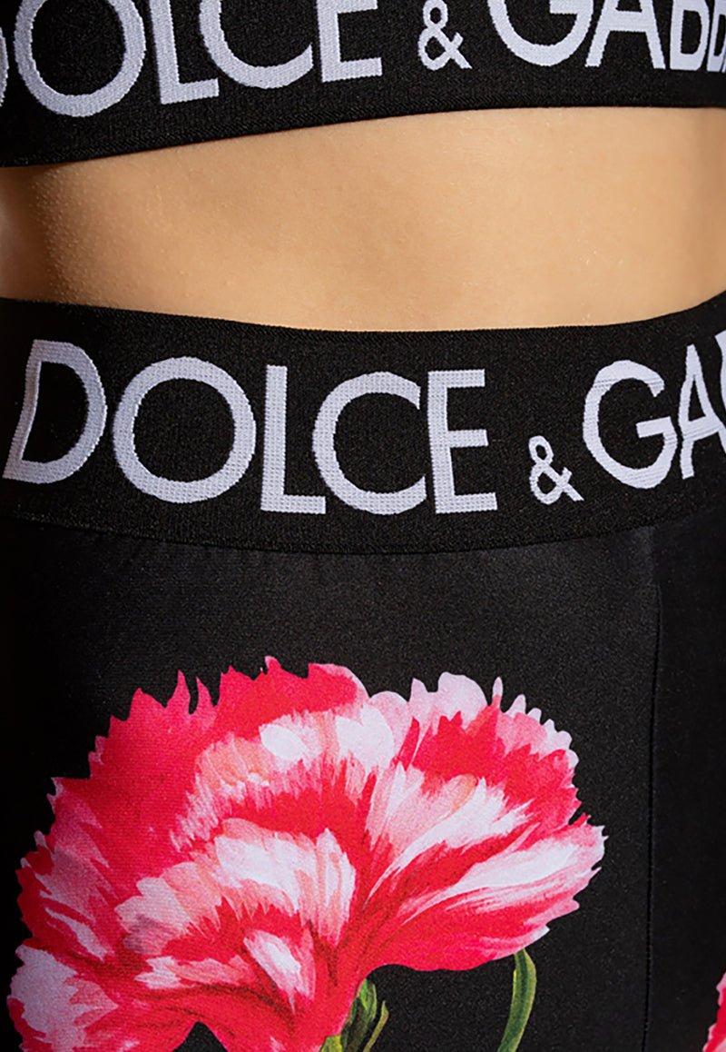 Dolce & Gabbana Floral Print Leggings Multicolor FTB5TT FPG9U HN3QF