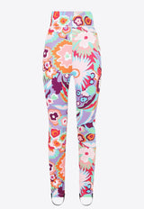Dolce & Gabbana High-Waist Floral Leggings Multicolor FTB86T FSGZC HH3JV