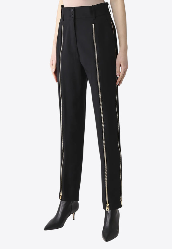 Dolce & Gabbana Straight-Leg Zip Pants Black FTB9YT FUBAJ N0000