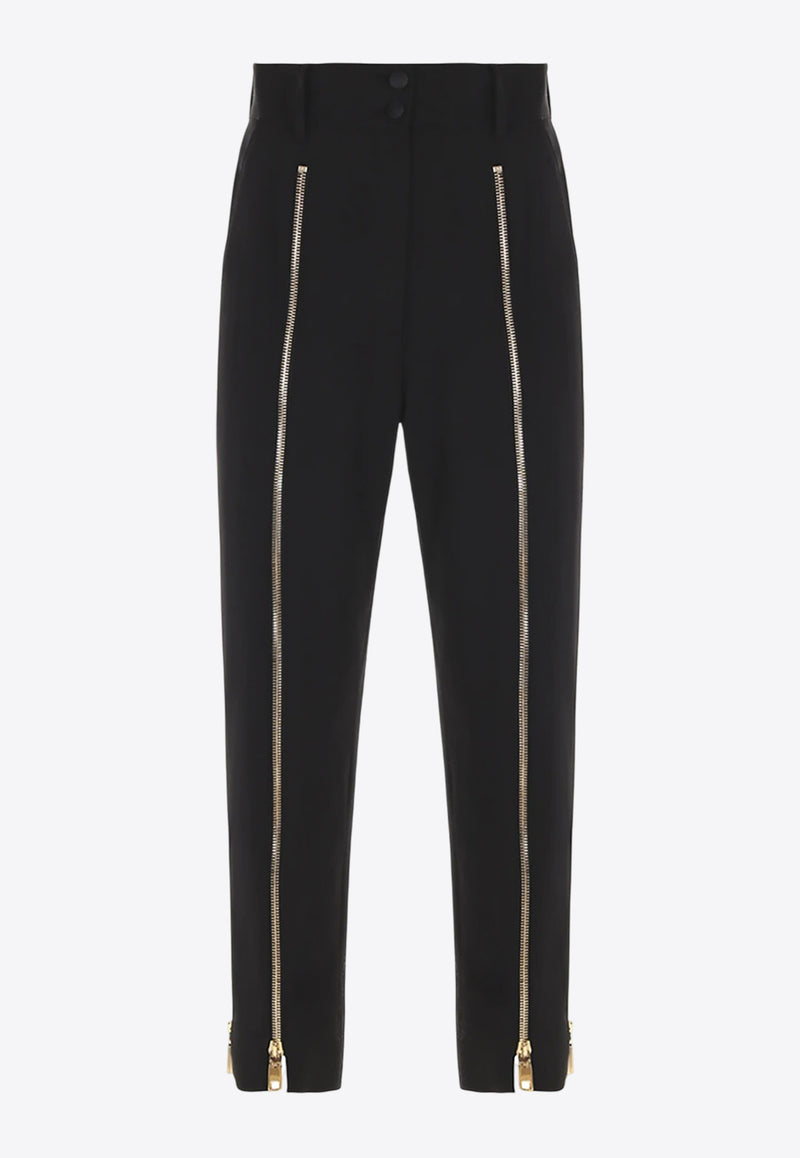 Dolce & Gabbana Straight-Leg Zip Pants Black FTB9YT FUBAJ N0000