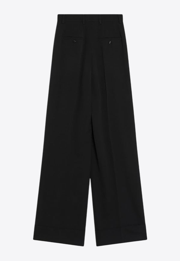 Dolce & Gabbana Wool-Blend High-Rise Pants Black FTBM0TGDC7Q/R_DOLCE-N0000