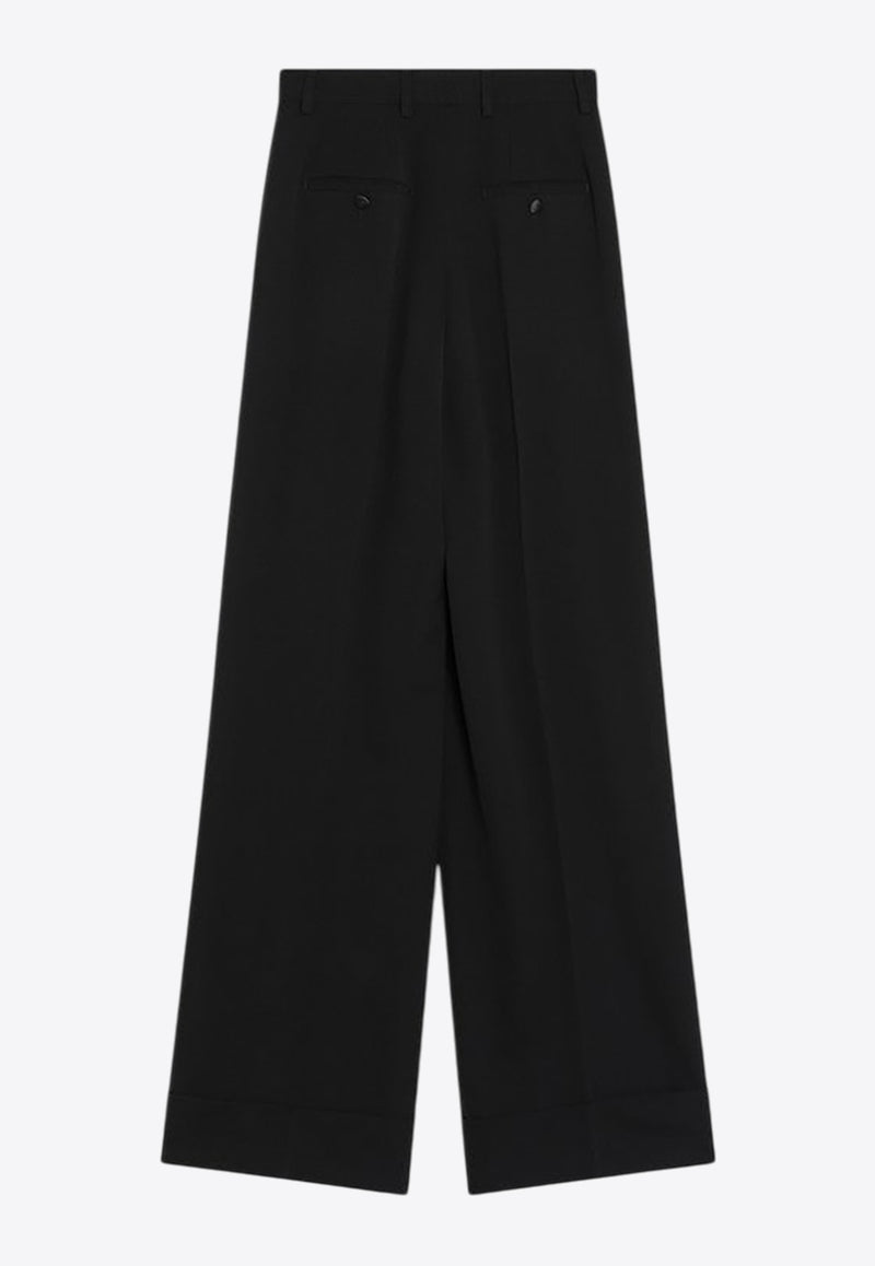 Dolce & Gabbana Wool-Blend High-Rise Pants Black FTBM0TGDC7Q/R_DOLCE-N0000